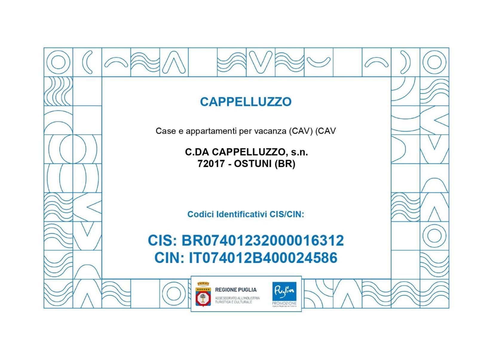 Cappelluzzo Vila Cisternino Exterior foto